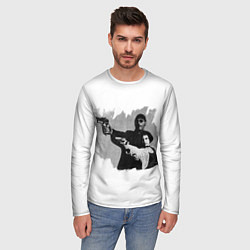 Лонгслив мужской Леон рисунок, цвет: 3D-принт — фото 2