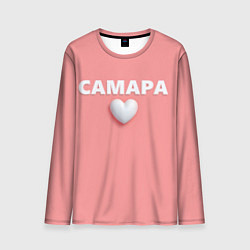 Лонгслив мужской Самара сердце, цвет: 3D-принт