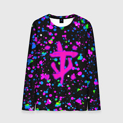 Лонгслив мужской Doom цветные краски, цвет: 3D-принт