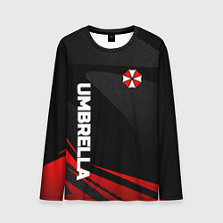 Лонгслив мужской Umbrella - спорт, цвет: 3D-принт