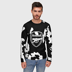 Лонгслив мужской Арсенал камуфляжные краски, цвет: 3D-принт — фото 2