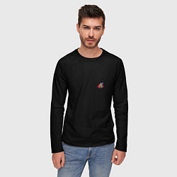 Лонгслив мужской Ёлочные чудеса, цвет: 3D-принт — фото 2