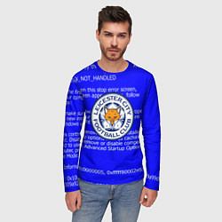 Лонгслив мужской Лестер сити код, цвет: 3D-принт — фото 2