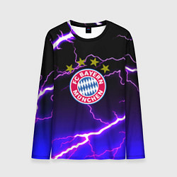 Лонгслив мужской Bayern Mnchen молнии шторм, цвет: 3D-принт