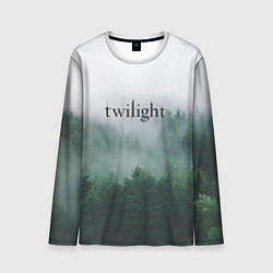 Лонгслив мужской Twilight forest, цвет: 3D-принт