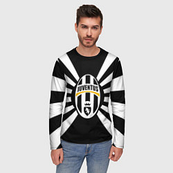 Лонгслив мужской Ювентус линии, цвет: 3D-принт — фото 2