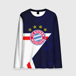 Мужской лонгслив Бавария звезды геометрия