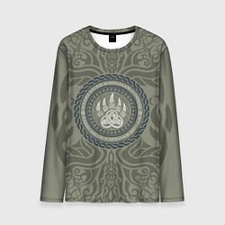 Лонгслив мужской Слава богам и предкам нашим, цвет: 3D-принт