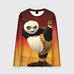 Лонгслив мужской Кунг фу панда, цвет: 3D-принт