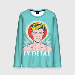 Лонгслив мужской David Bowie: pop-art, цвет: 3D-принт