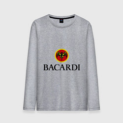 Лонгслив хлопковый мужской Bacardi, цвет: меланж