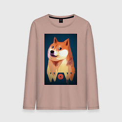 Мужской лонгслив Wow Doge