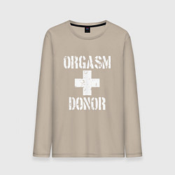 Мужской лонгслив Orgasm + donor