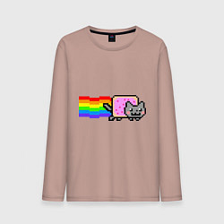 Мужской лонгслив Nyan Cat