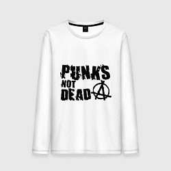 Мужской лонгслив Punks not dead