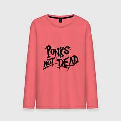 Мужской лонгслив Punks not dead