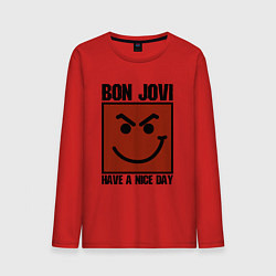 Мужской лонгслив Bon Jovi: Have a nice day
