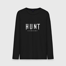 Мужской лонгслив Hunt: Showdown White Logo