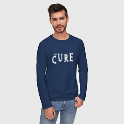 Лонгслив хлопковый мужской The Cure, цвет: тёмно-синий — фото 2