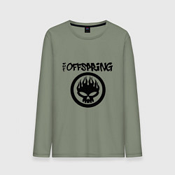 Лонгслив хлопковый мужской The Offspring, цвет: авокадо