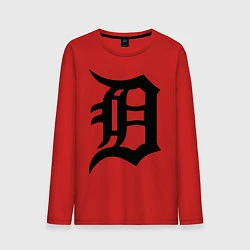 Лонгслив хлопковый мужской Detroit Tigers, цвет: красный
