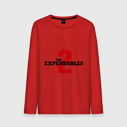 Лонгслив хлопковый мужской The expendables 2, цвет: красный