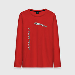 Лонгслив хлопковый мужской Jaguar Motors, цвет: красный