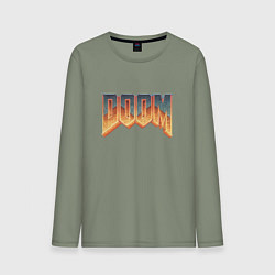 Лонгслив хлопковый мужской DOOM, цвет: авокадо