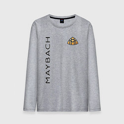 Лонгслив хлопковый мужской Maybach Style, цвет: меланж