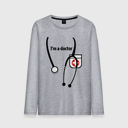 Мужской лонгслив I m doctor