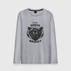 Мужской лонгслив Russian Grizzly