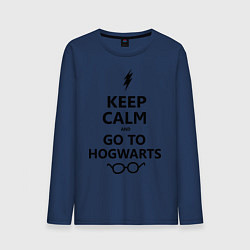 Мужской лонгслив Keep Calm & Go To Hogwarts