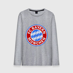 Лонгслив хлопковый мужской Bayern Munchen FC, цвет: меланж