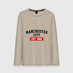 Мужской лонгслив FC Manchester City Est. 1880