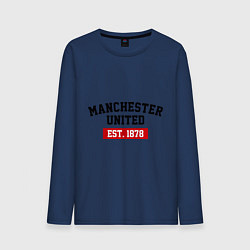 Мужской лонгслив FC Manchester United Est. 1878