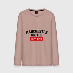 Мужской лонгслив FC Manchester United Est. 1878