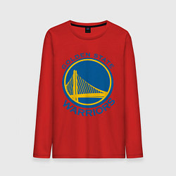 Лонгслив хлопковый мужской Golden state Warriors, цвет: красный