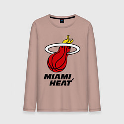 Мужской лонгслив Miami Heat-logo