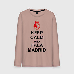 Мужской лонгслив Keep Calm & Hala Madrid