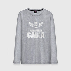Лонгслив хлопковый мужской Remember Cadia - Warhammer, цвет: меланж