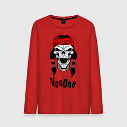 Лонгслив хлопковый мужской VooDoo, цвет: красный