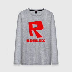 Лонгслив хлопковый мужской ROBLOX, цвет: меланж