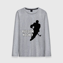 Мужской лонгслив Russian Red Hockey
