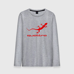 Лонгслив хлопковый мужской AUDI, цвет: меланж