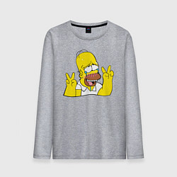 Мужской лонгслив Homer Ahegao