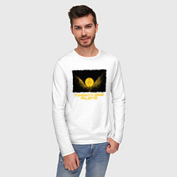 Лонгслив хлопковый мужской TWENTY ONE PILOTS TOP, цвет: белый — фото 2