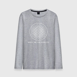 Лонгслив хлопковый мужской BRING ME THE HORIZON, цвет: меланж