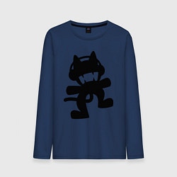 Лонгслив хлопковый мужской MONSTERCAT, цвет: тёмно-синий