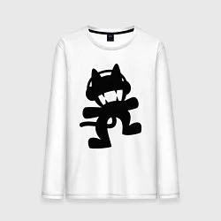 Лонгслив хлопковый мужской MONSTERCAT, цвет: белый