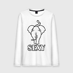 Мужской лонгслив Sexy elephant